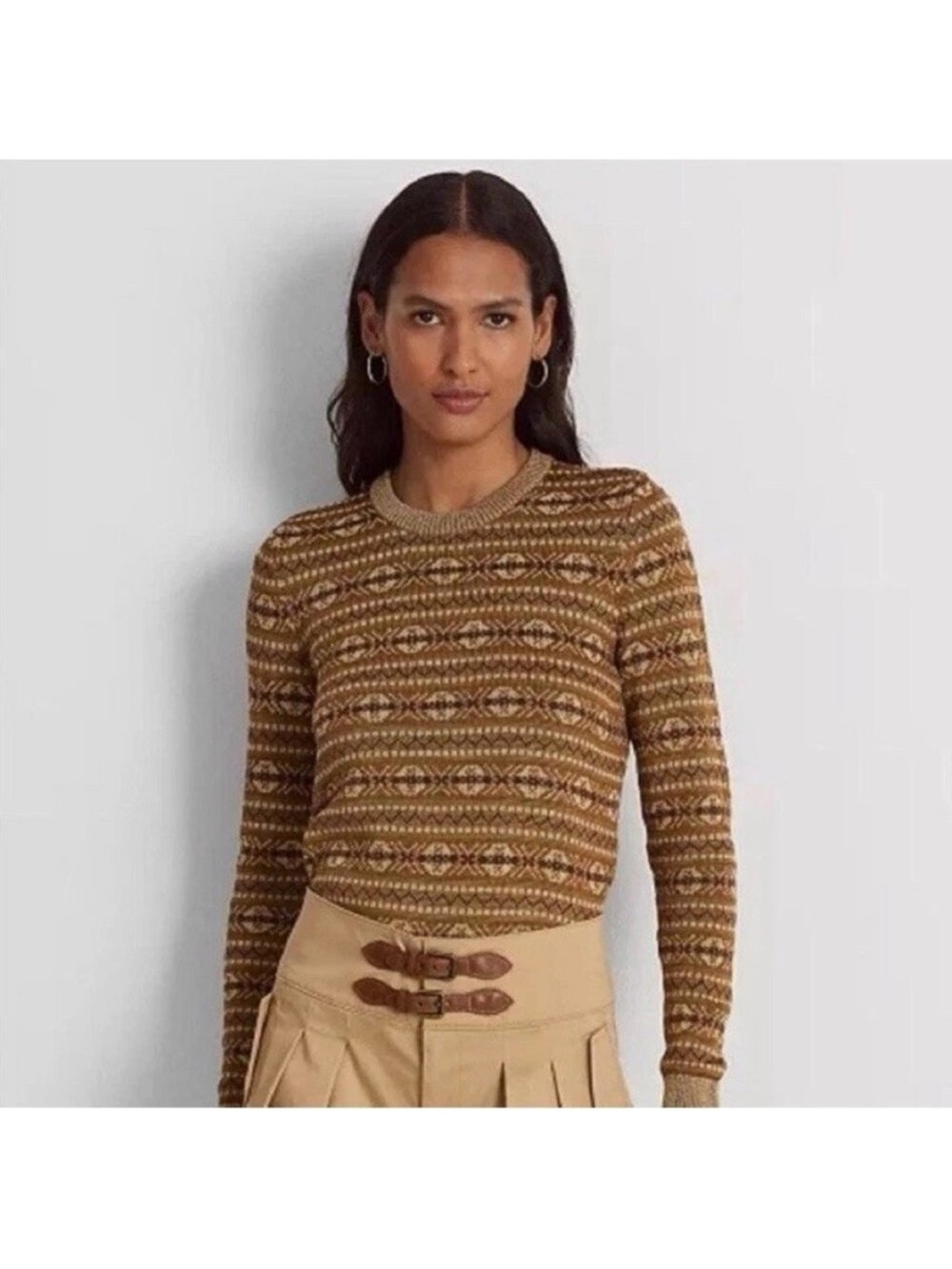 Ralph Lauren Fair Isle Knit Sweater